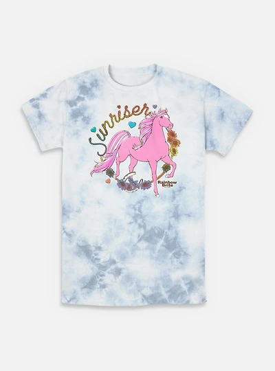 Rainbow Brite Country Pink Sunriser Tie-Dye T-Shirt