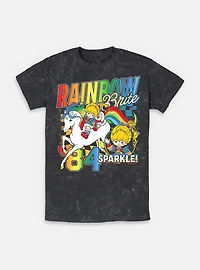 Rainbow Brite Racer Mineral Wash T-Shirt