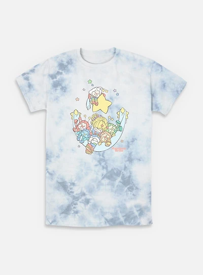 Rainbow Brite Sleeping Friends Stars Tie-Dye T-Shirt