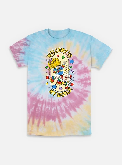 Rainbow Brite Welcome To My World Tie-Dye T-Shirt