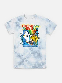 Rainbow Brite Bringin Happy Back Tie-Dye T-Shirt