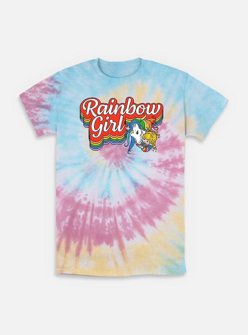 Rainbow Brite Girl Tie-Dye T-Shirt
