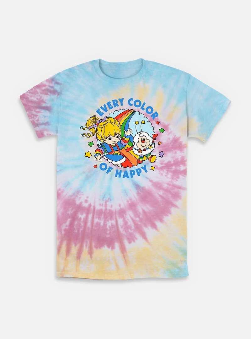 Rainbow Brite Every Color Of Happy Tie-Dye T-Shirt