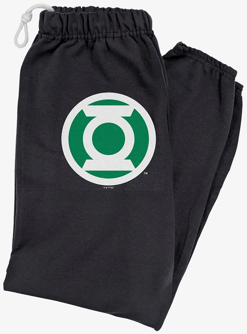 Green Lantern Core White Logo Sweatpants