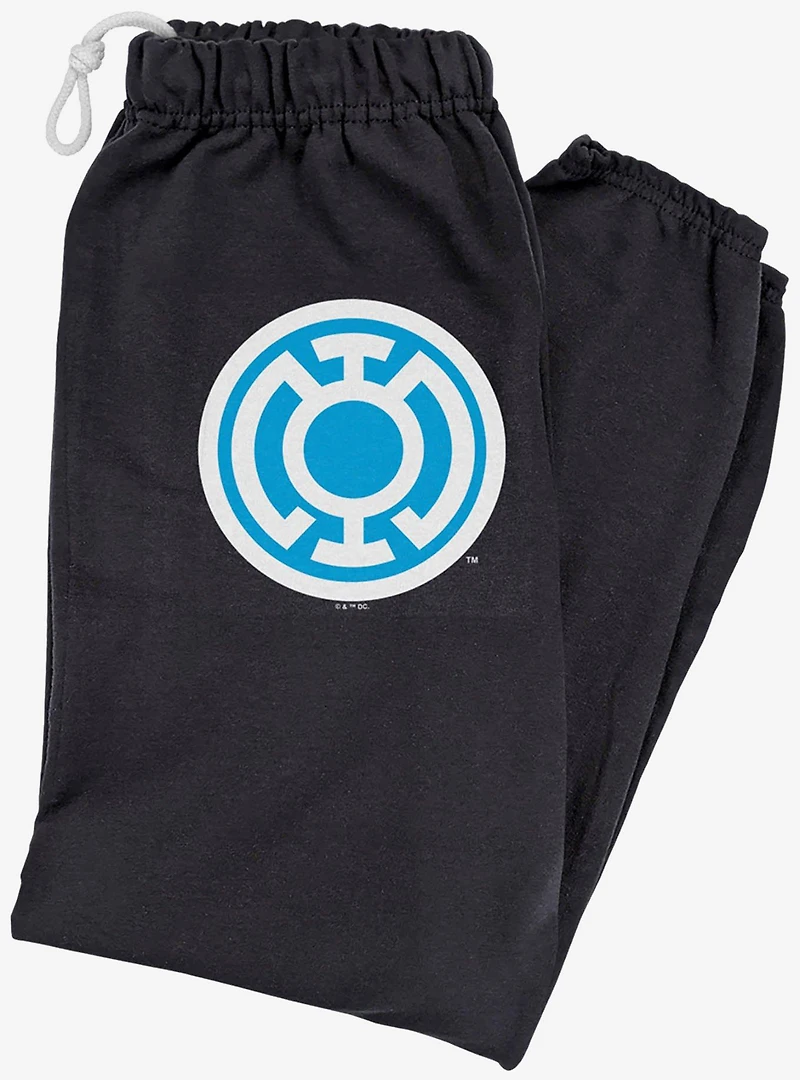 Green Lantern Core Blackest Night Blue Sweatpants