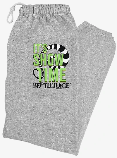 Beetlejuice It's Showtime Quote Sweatpants
