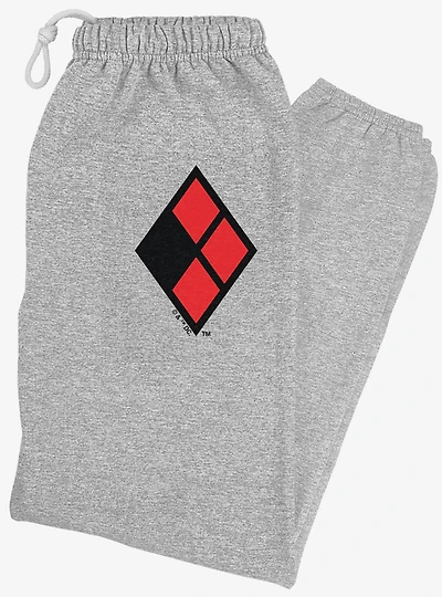 DC Comics Harley Quinn Diamond Logo Sweatpants