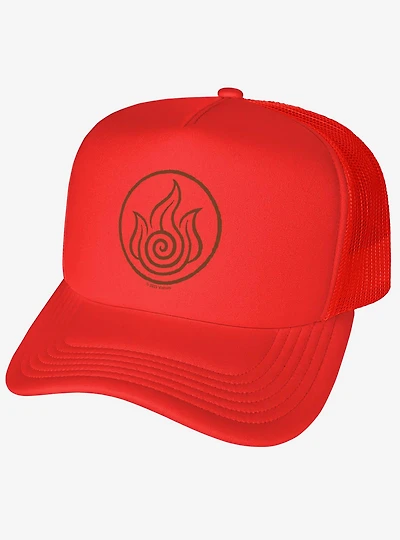 Avatar: The Last Airbender Fire Bending Symbol Foam Trucker Hat