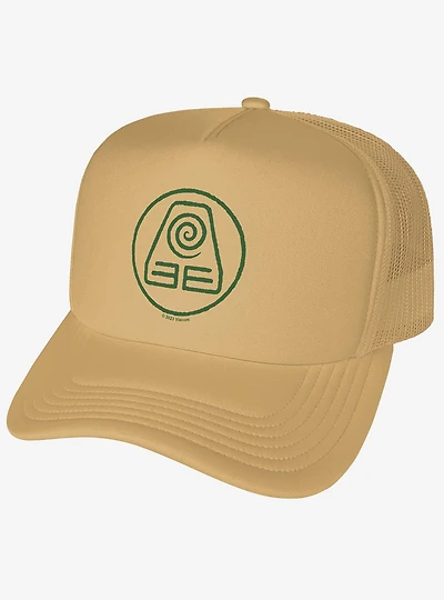 Avatar: The Last Airbender Earth Bending Symbol Foam Trucker Hat