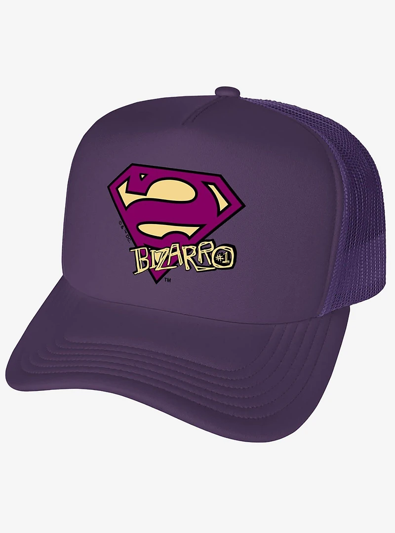 Superman Bizarro Shield Logo Foam Trucker Hat
