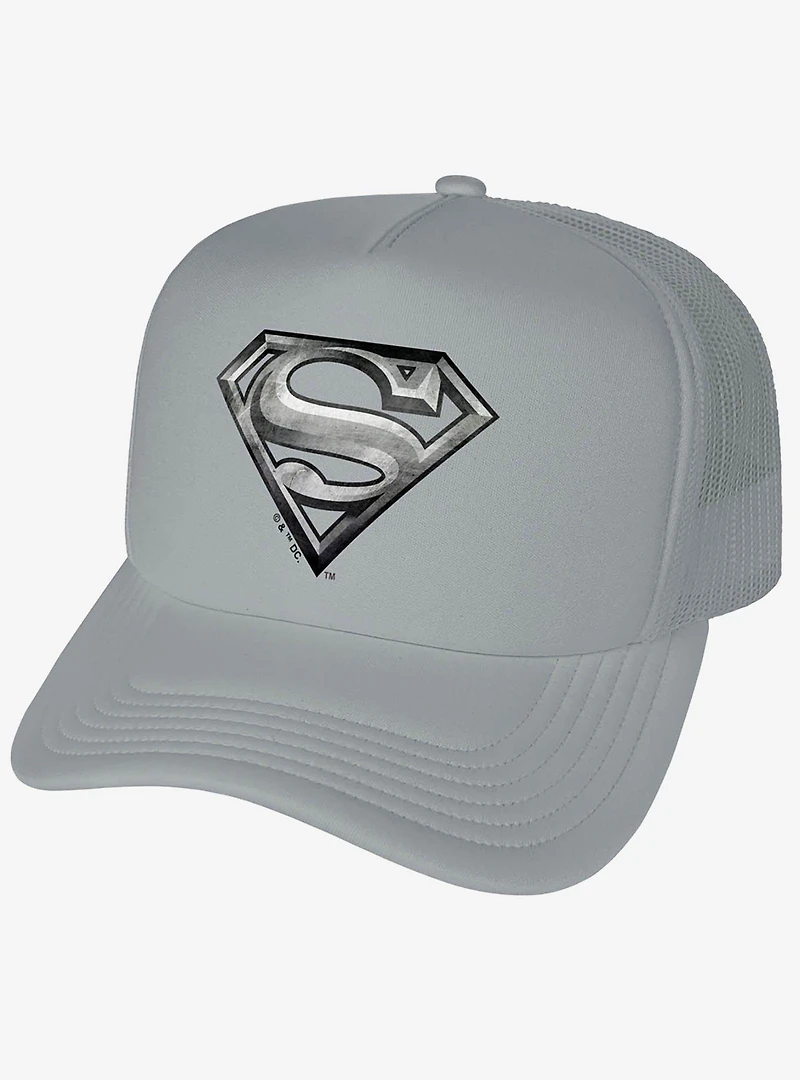 Superman Steel Logo Foam Trucker Hat