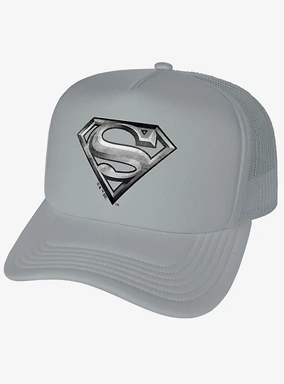 Superman Steel Logo Foam Trucker Hat