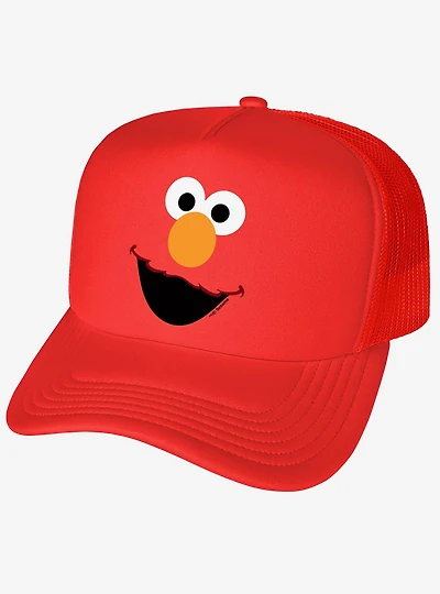 Sesame Street Elmo Face Foam Trucker Hat