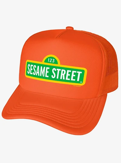 Sesame Street Logo Foam Trucker Hat