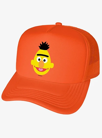 Sesame Street Bert Head Foam Trucker Hat