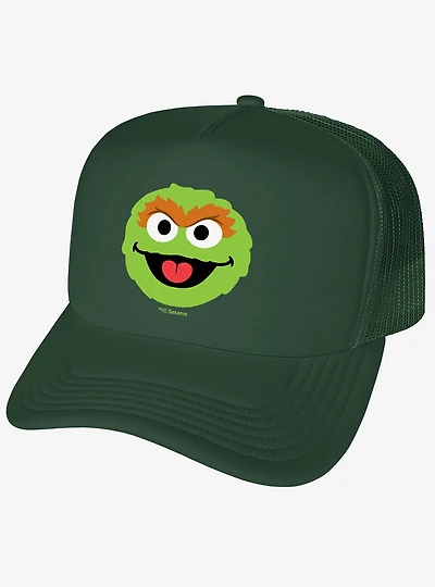 Sesame Street Oscar Head Foam Trucker Hat