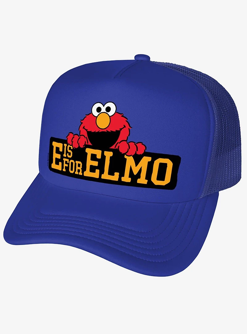 Sesame Street E is for Elmo Foam Trucker Hat