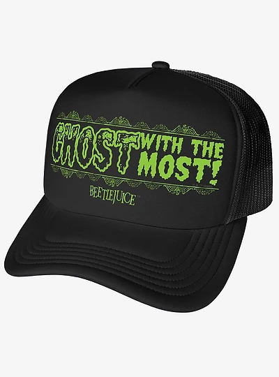 Beetlejuice Ghost With The Most Foam Trucker Hat