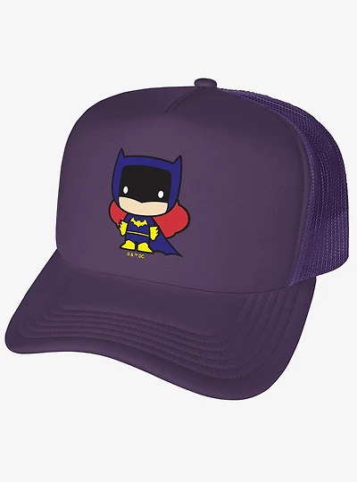 Batman Batgirl Cute Chibi Character Foam Trucker Hat