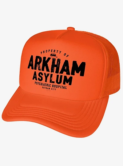 Batman Property Of Arkham Asylum Foam Trucker Hat