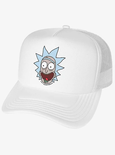 Rick And Morty Rick Headshot Foam Trucker Hat