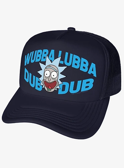 Rick And Morty Wubba Lubba Dub Dub Foam Trucker Hat