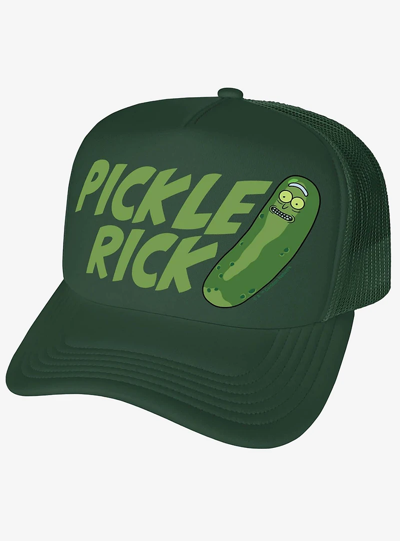 Rick And Morty Pickle Rick Foam Trucker Hat