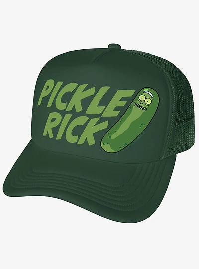 Rick And Morty Pickle Rick Foam Trucker Hat