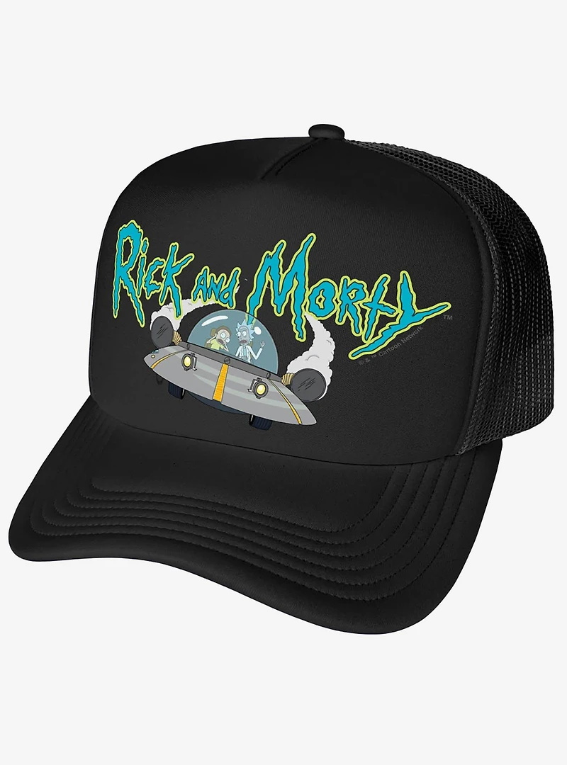 Rick And Morty In Space Foam Trucker Hat