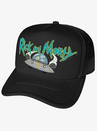 Rick And Morty In Space Foam Trucker Hat