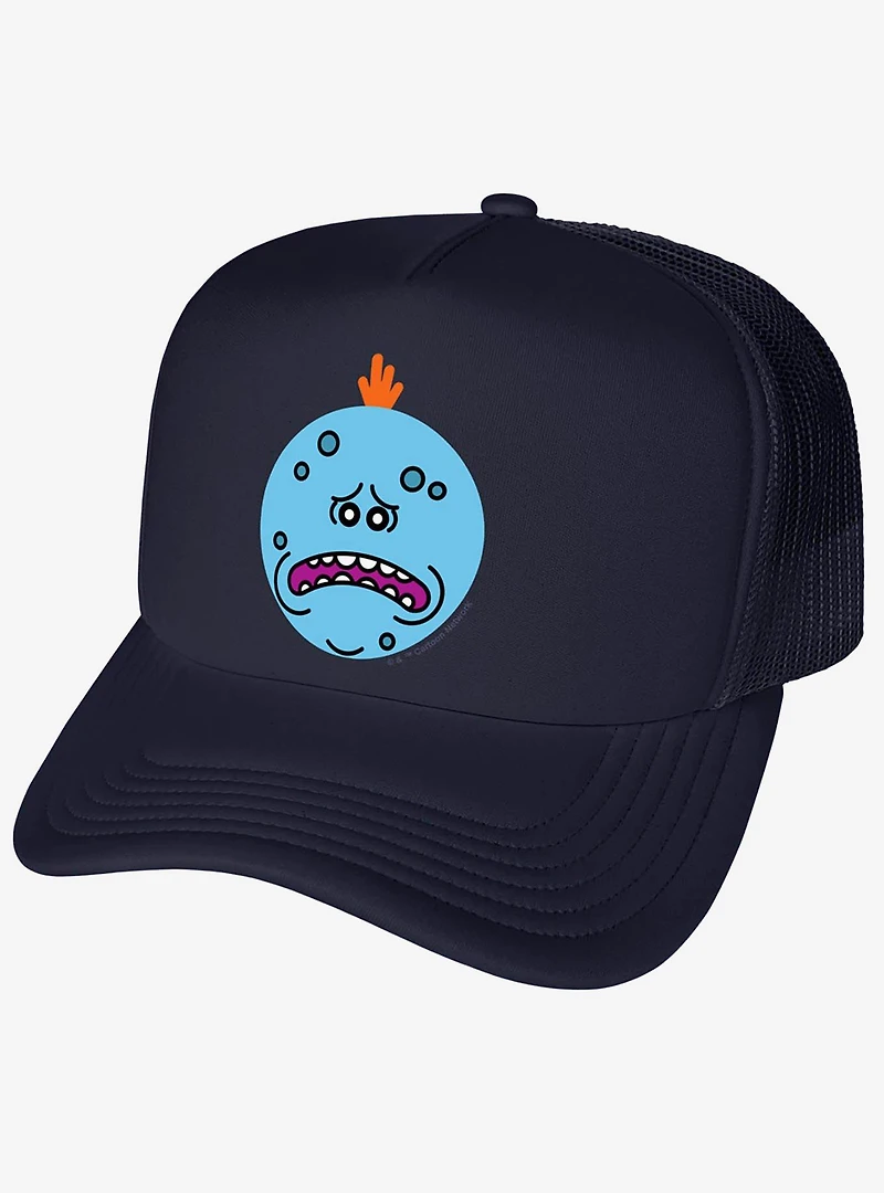 Rick And Morty Mr Meeseeks Face Foam Trucker Hat