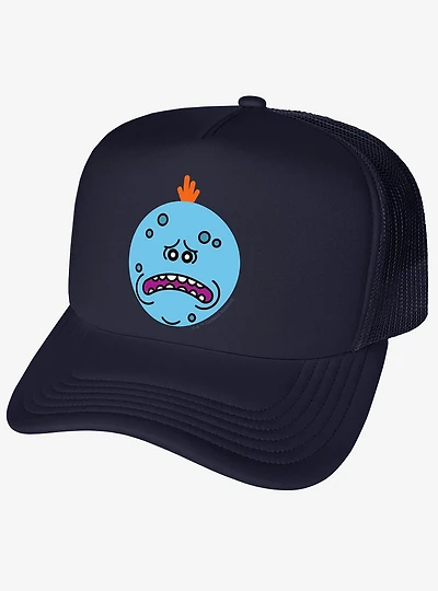Rick And Morty Mr Meeseeks Face Foam Trucker Hat