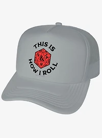 Dungeons And Dragons How I Roll Foam Trucker Hat