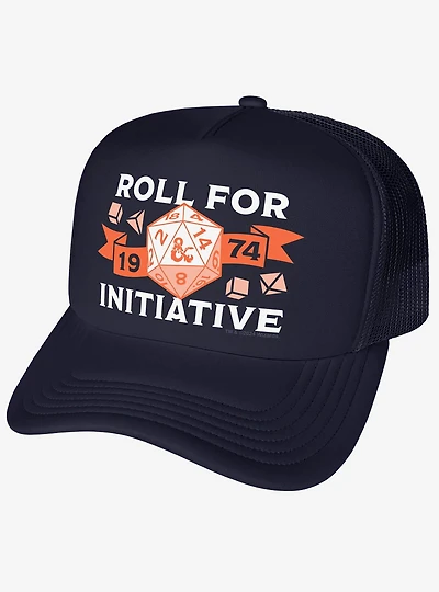 Dungeons And Dragons Roll For Initiative Foam Trucker Hat