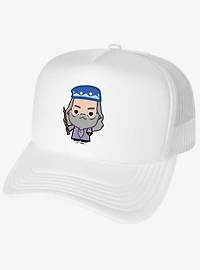 Harry Potter Dumbledore Cute Chibi Character Foam Trucker Hat