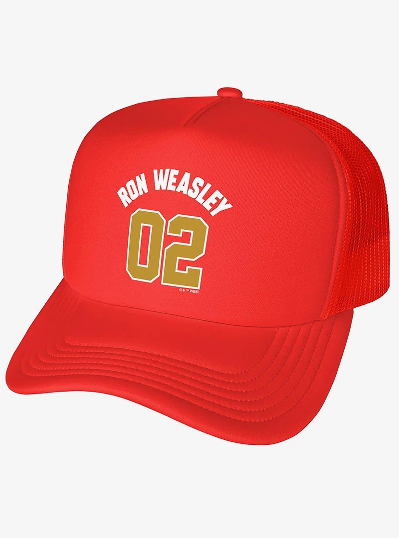Harry Potter Weasley Jersey Clean Foam Trucker Hat