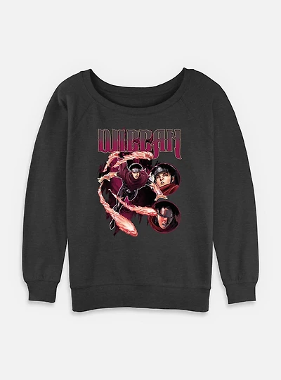 Marvel Wiccan Flames Womens Slouchy Sweatshirt