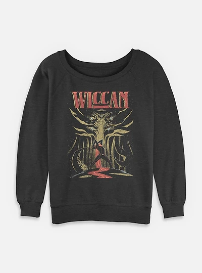 Marvel Wiccan Pentaganal Womens Slouchy Sweatshirt