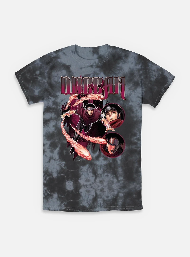Marvel Wiccan Flames Tie-Dye T-Shirt