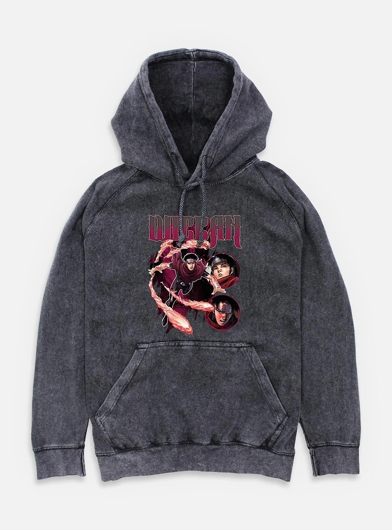 Marvel Wiccan Flames Mineral Wash Hoodie