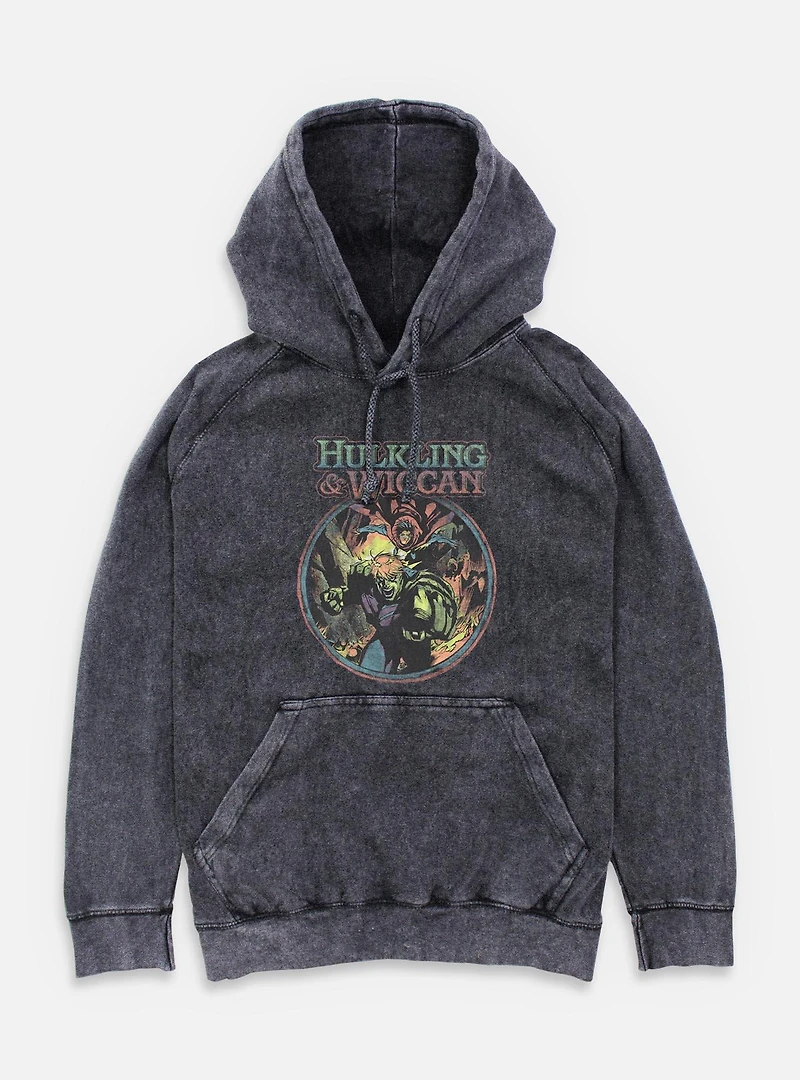 Marvel Wiccan Hey Boy Mineral Wash Hoodie
