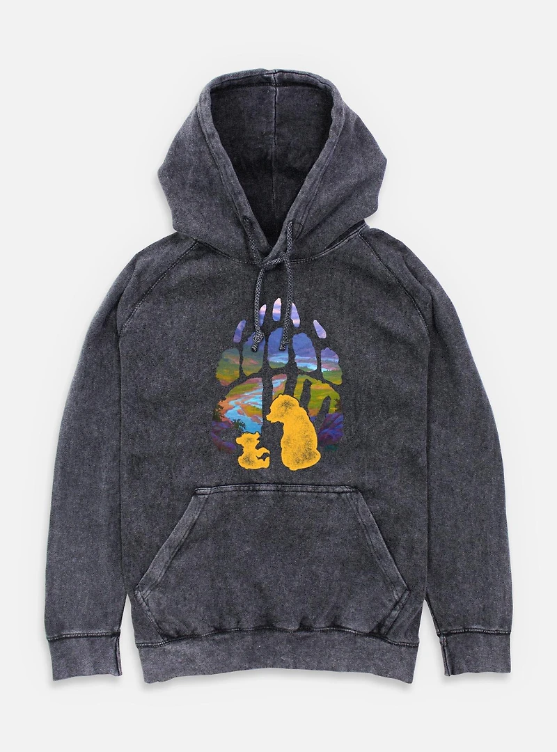 Disney Brother Bear Paw Mineral Wash Hoodie