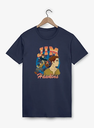 Disney Treasure Planet Jim Hawkins Collage Garment Dye T-Shirt