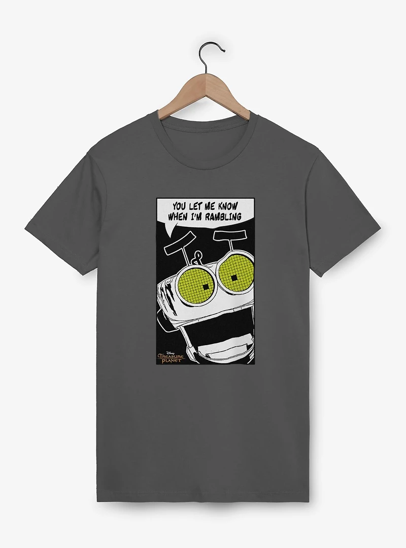 Disney Treasure Planet Let Me Know When I'm Rambling Garment Dye T-Shirt