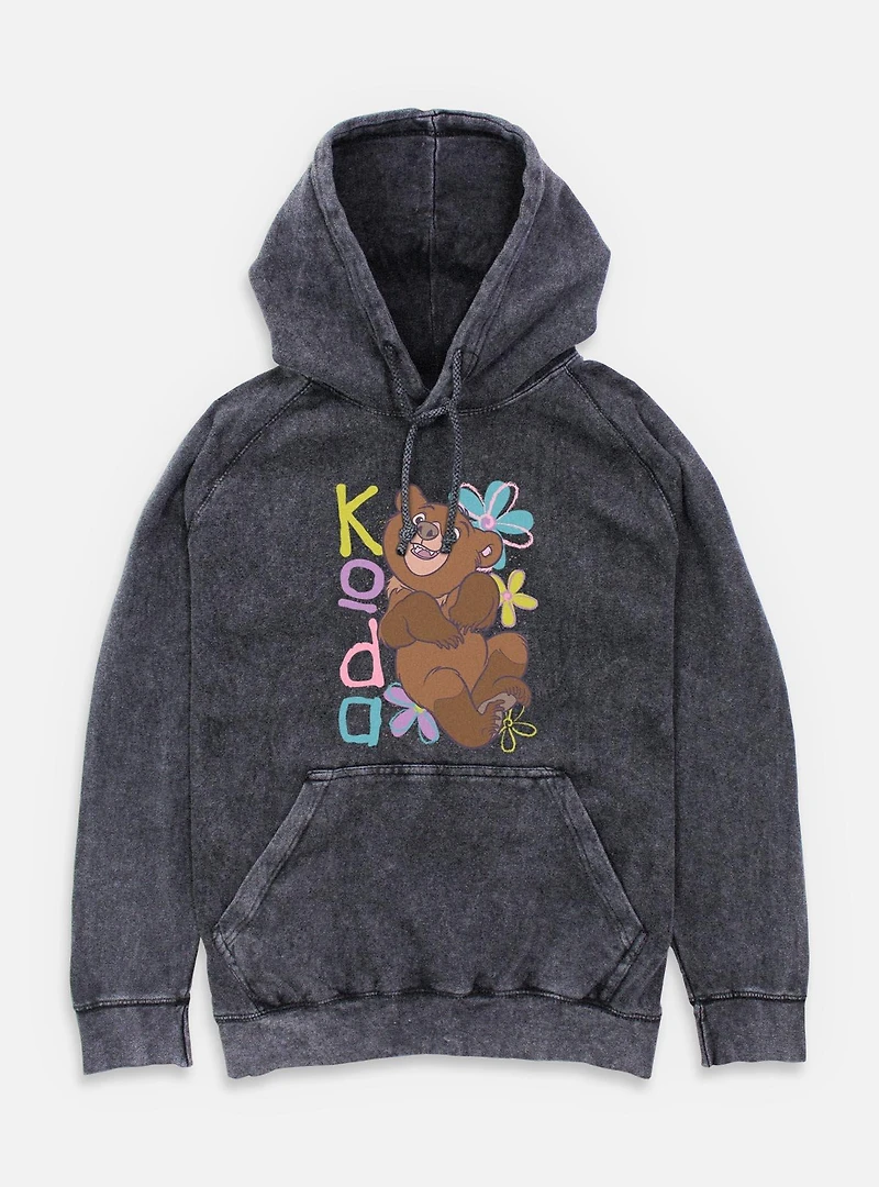 Disney Treasure Planet Flower Power Koda Mineral Wash Hoodie