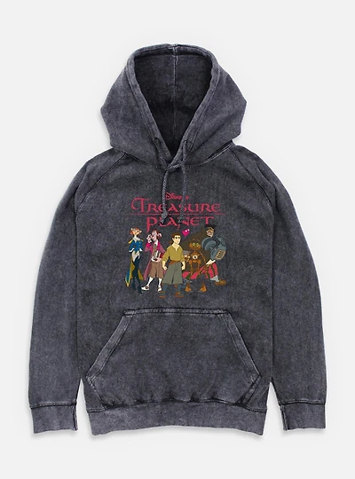 Disney Treasure Planet Group Mineral Wash Hoodie