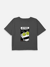 Disney Treasure Planet Let Me Know When I'm Rambling Youth Girls Boxy Crop T-Shirt