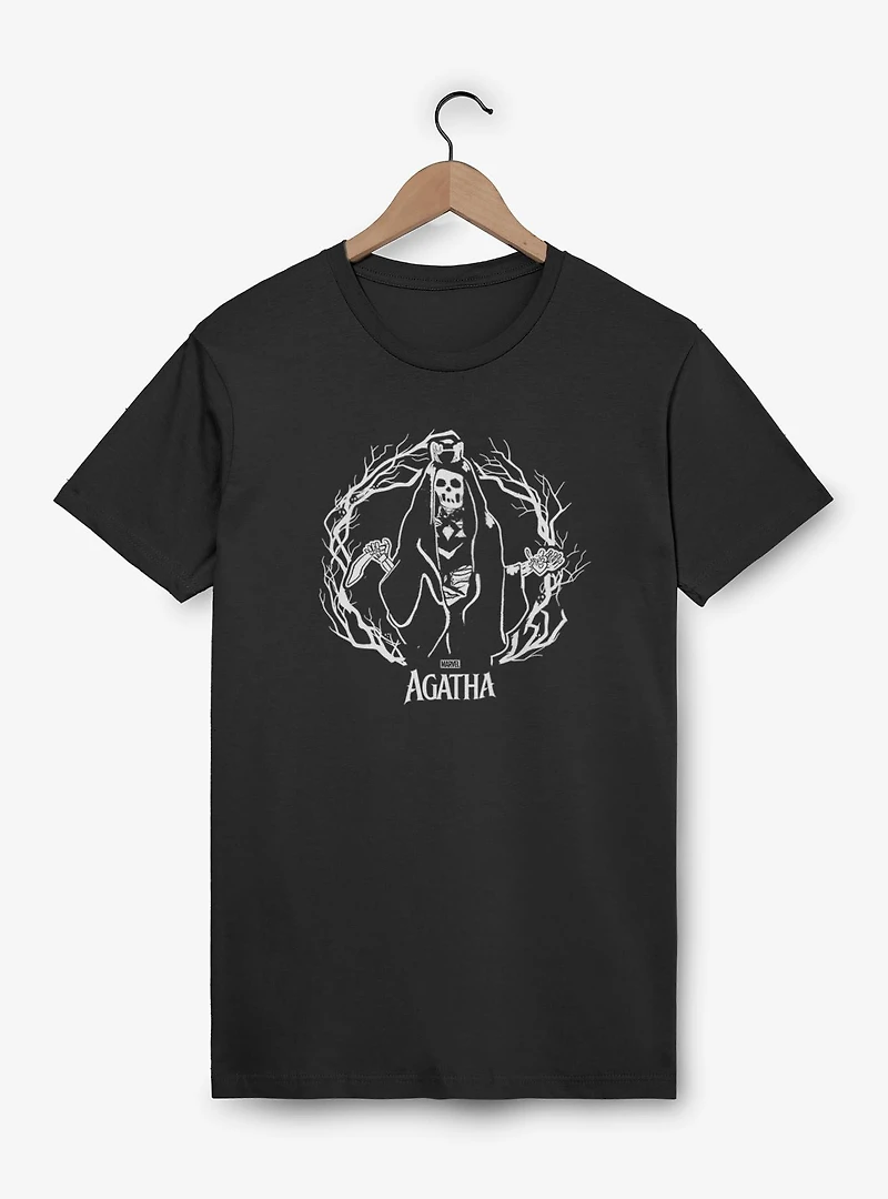 Marvel Agatha All Along Death Tarot Branches T-Shirt