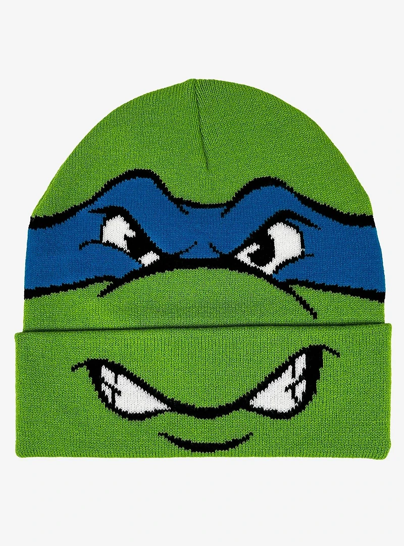 Teenage Mutant Ninja Turtles Leonardo Face Acrylic Knit Beanie