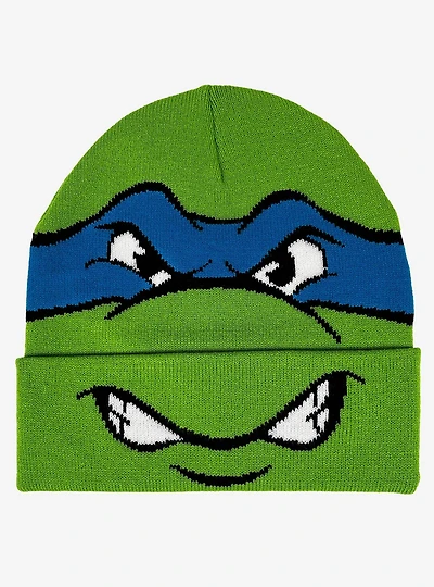 Teenage Mutant Ninja Turtles Leonardo Face Acrylic Knit Beanie